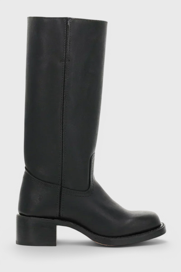 Women's Winter Knee-High Boots with Stable Heel, Classic | Round Toe