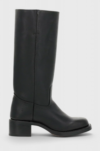 Women's Winter Knee-High Boots with Stable Heel, Classic | Round Toe