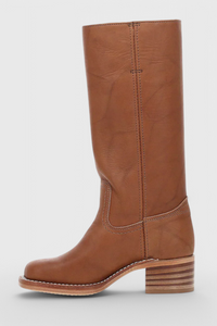 Women's Winter Knee-High Boots with Stable Heel, Classic | Round Toe