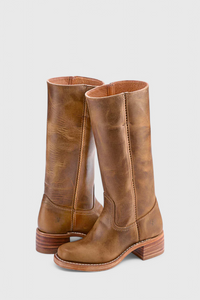 Women's Winter Knee-High Boots with Stable Heel, Classic | Round Toe