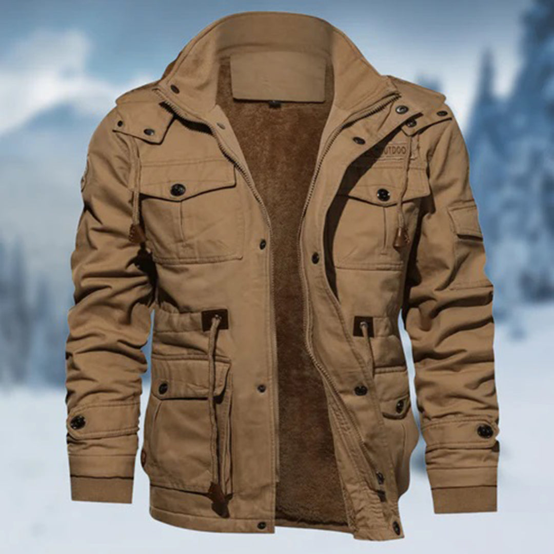 Veste d’hiver pour homme doublée et avec poches