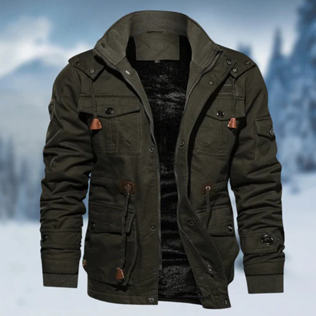 Veste d’hiver pour homme doublée et avec poches