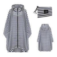 Poncho imperméable à capuche