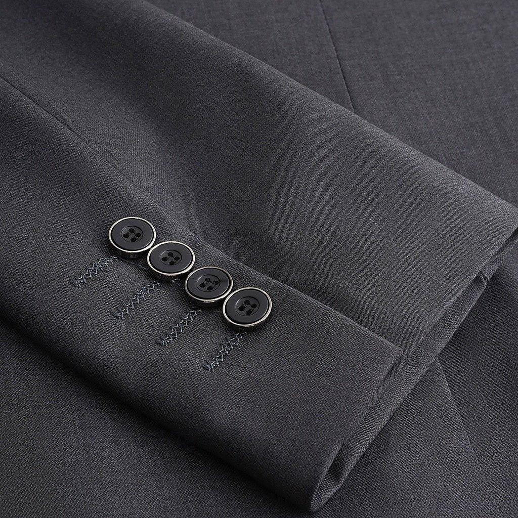 Casualowa kurtka męska jednorzędowa slim fit - Dean Back