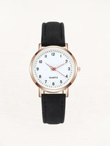 Elegante orologio da donna con cinturino in pelle - Iris