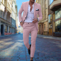 Tailored garnitur slim fit męski - Blake Detail