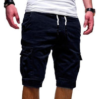 Pantaloncini cargo da uomo con coulisse
