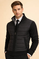 Cardigan d’hiver pour homme avec fermeture éclair - Lars